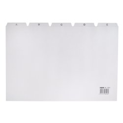 HAN Register A-Z, A4 quer intercalaire Noir, Gris 25 pièce(s)