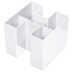 HAN Multipot à crayons BRAVO, 5 compartiments, blanc