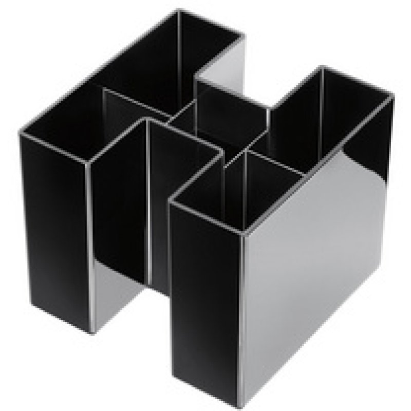 HAN Multipot à crayons BRAVO, 5 compartiments, blanc