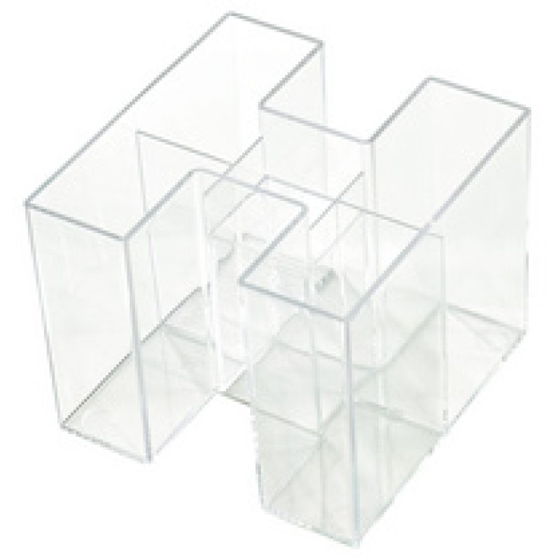 HAN Multipot à crayons BRAVO, 5 compartiments, blanc