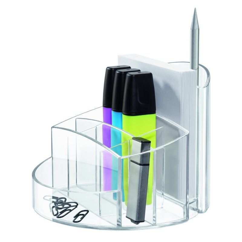 HAN RONDO porte crayons et stylos Plastique, Polypropylène (PP) Transparent