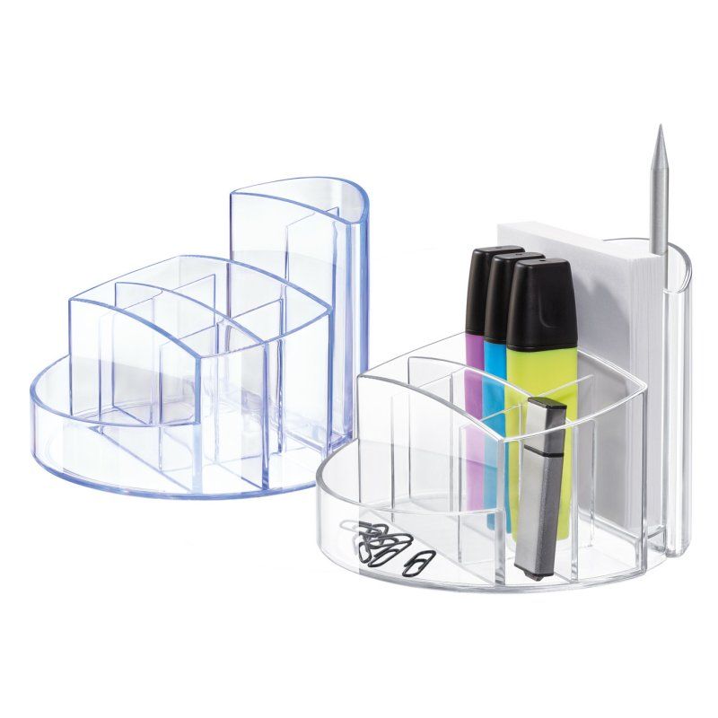 HAN RONDO porte crayons et stylos Plastique, Polypropylène (PP) Transparent