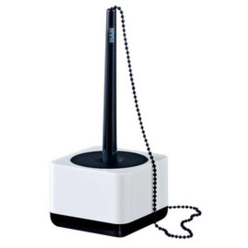 HAN Porte-stylo à bille i-Line CHROME, chrome / noir