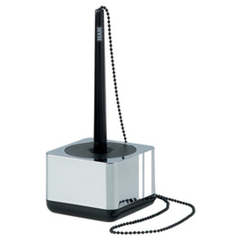 HAN Porte-stylo à bille i-Line CHROME, chrome / noir