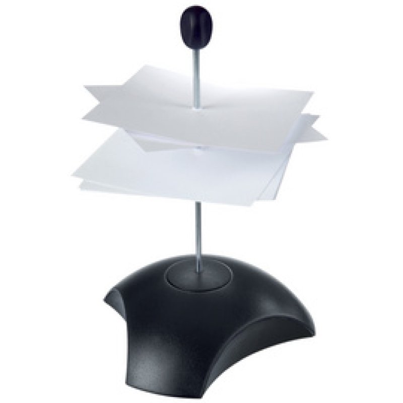 HAN Pique-notes DELTA, polystyrène, noir