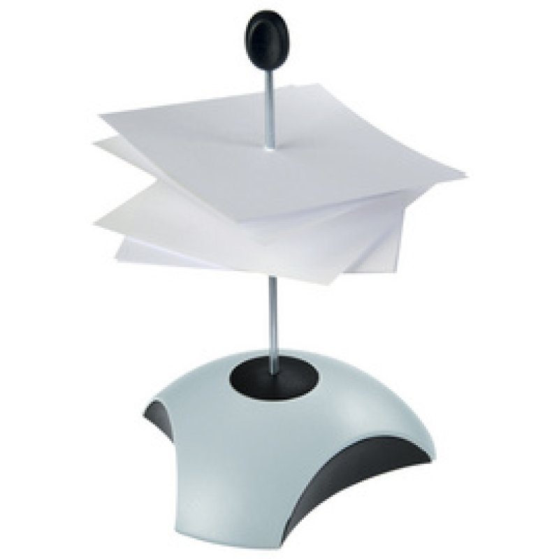 HAN Pique-notes DELTA, polystyrène, gris clair/noir