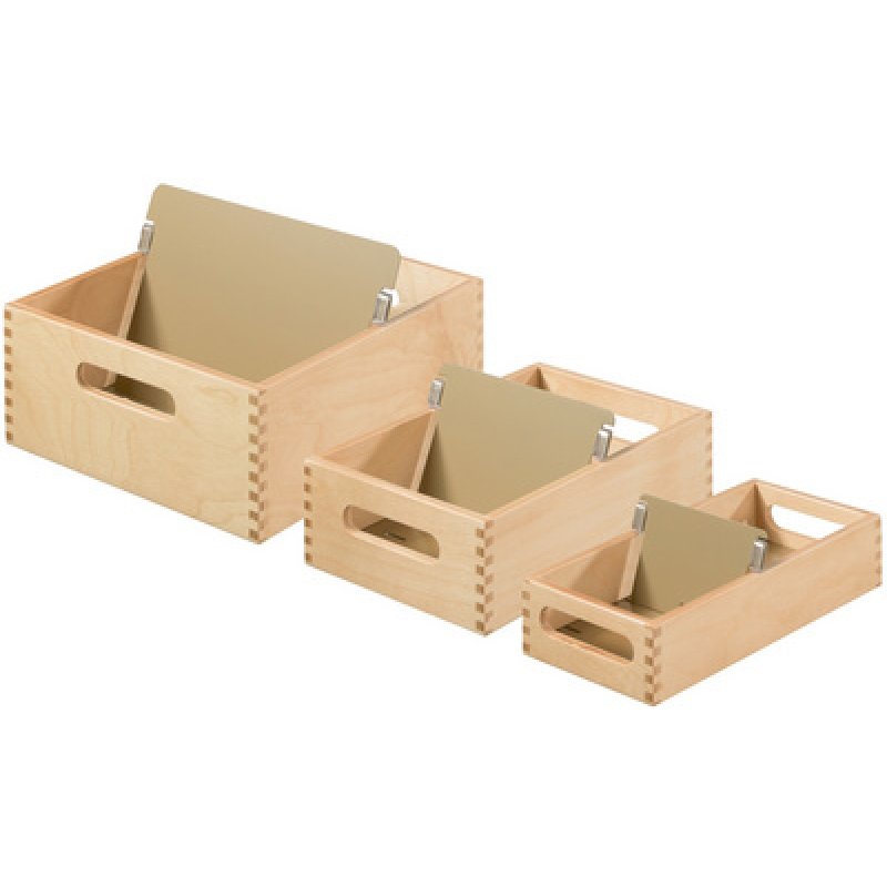 HAN Bac à fiches en bois pour 900 fiches, A6 paysage