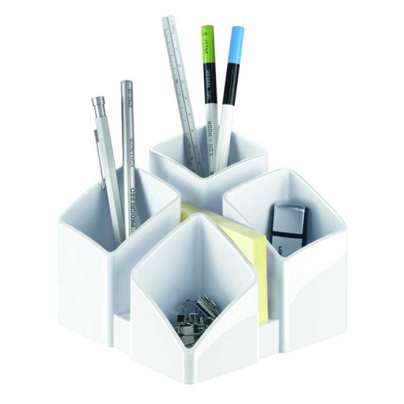 HAN Multipot à crayons SCALA, polystyrène, blanc