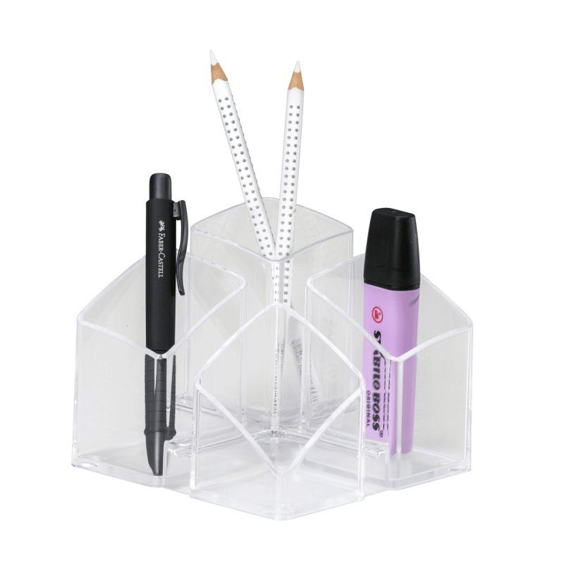 HAN SCALA porte crayons et stylos Polystyrol Transparent