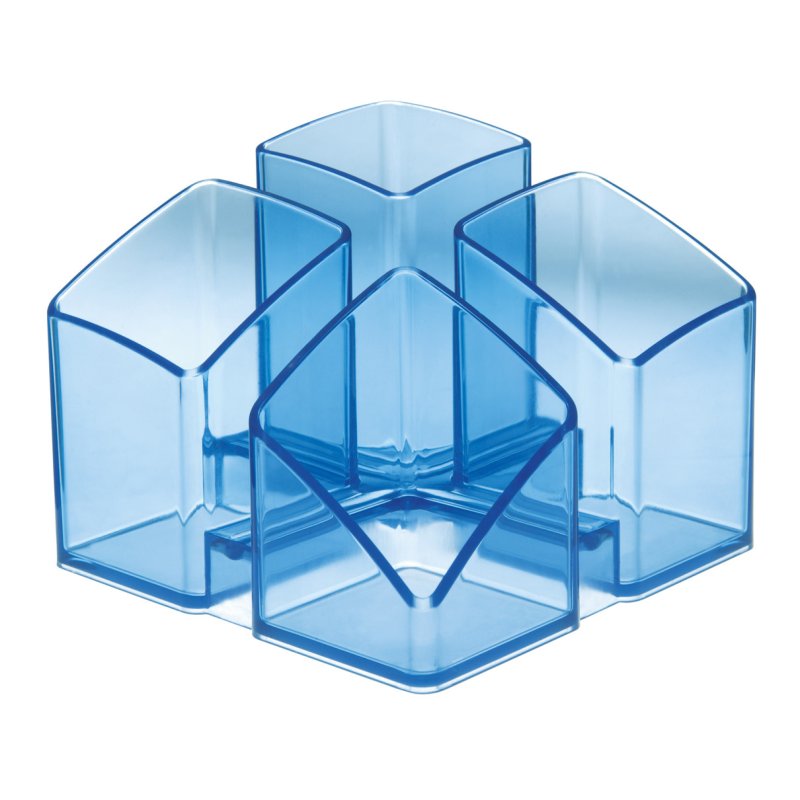 HAN Scala porte crayons et stylos Plastique Bleu, Translucide