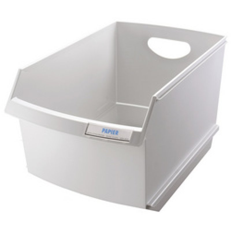 HAN Bac à papier LOGO-DRIVE, polystyrène, 25 litres, noir