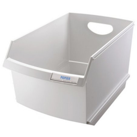 HAN Bac à papier LOGO-DRIVE, polystyrène, 25 litres, noir