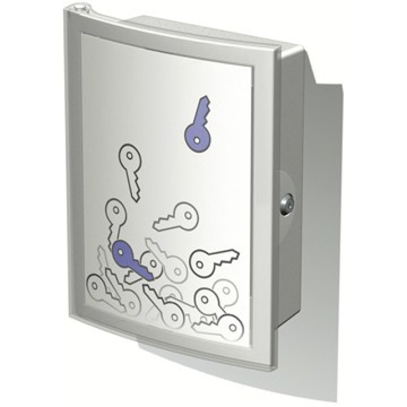 HAN Boîte à clés INDEX, pour 63 clés, gris clair