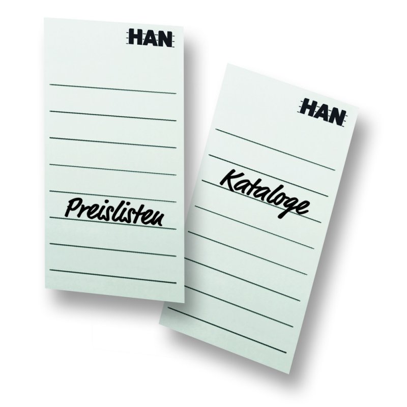 HAN 94100 self-adhesive label Rectangle Removable Grey 8 pc(s)