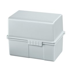 HAN Boîte à fiches, A8 paysage, plastique, gris clair