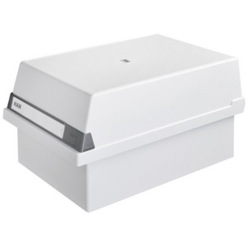 HAN Boîte à fiches, A6 paysage, pour 1.300 cartes, noir