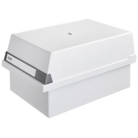 HAN Boîte à fiches, A6 paysage, pour 1.300 cartes, noir