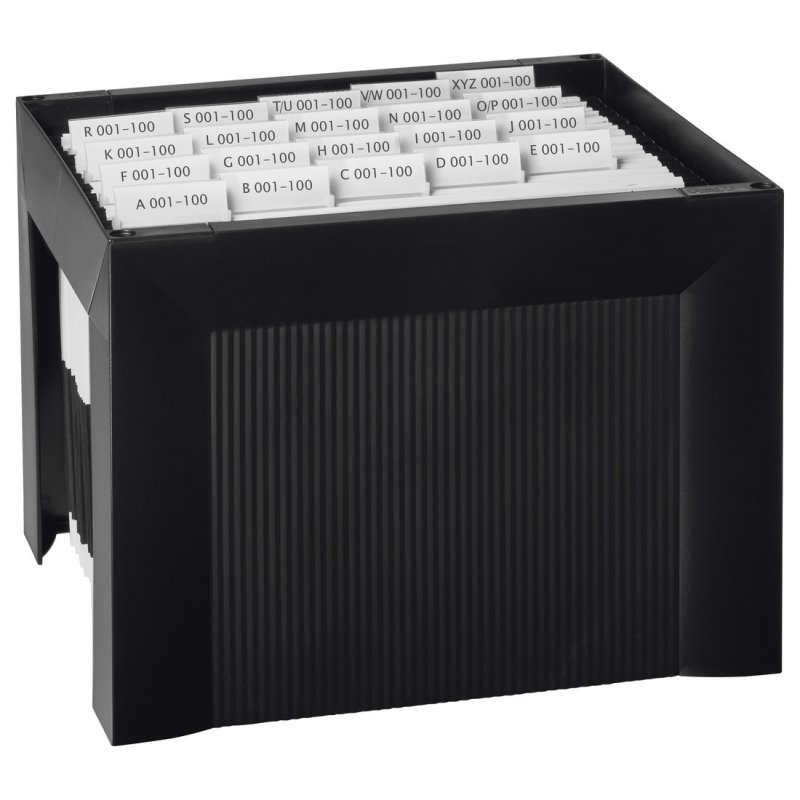 HAN KARAT file storage box Plastic, Polystyrene Black