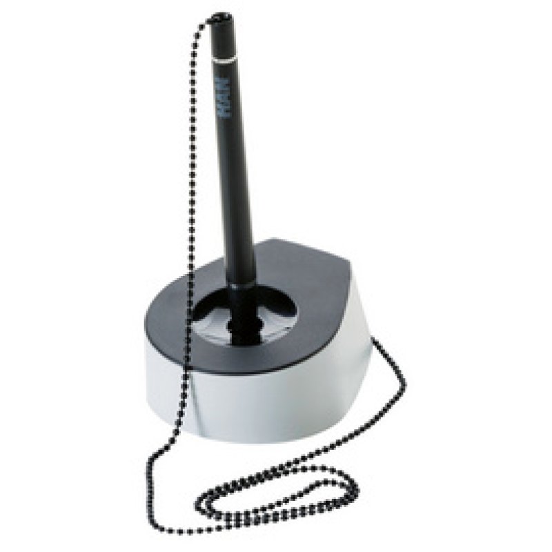 HAN Porte-stylo à bille SALSA, gris foncé / noir