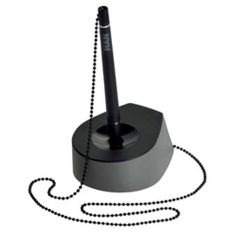 HAN Porte-stylo à bille SALSA, gris foncé / noir