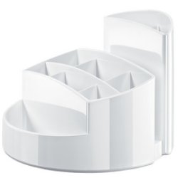 HAN Multipot à crayons RONDO, polystyrène, gris foncé