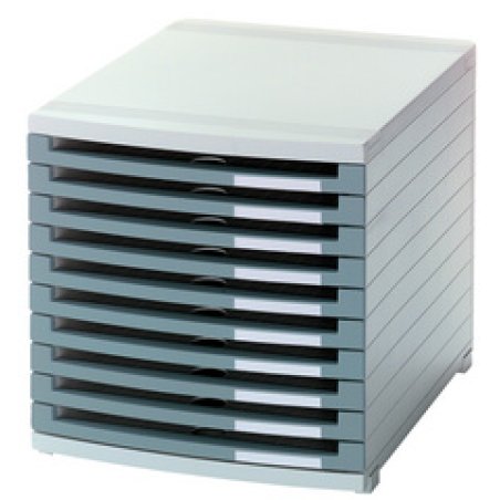 HAN Module de classement CONTUR, 10 tiroirs, noir