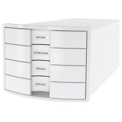 HAN Module de classement IMPULS 2.0, 4 tiroirs, blanc