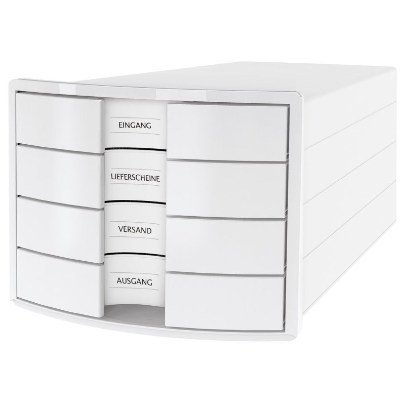 HAN 1012-12 desk tray/organizer Plastic, Polystyrene White