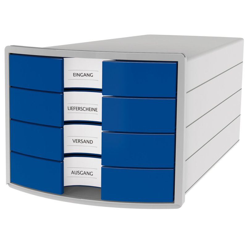 HAN IMPULS A4/C4 Plastique, Polystyrène Bleu, Gris