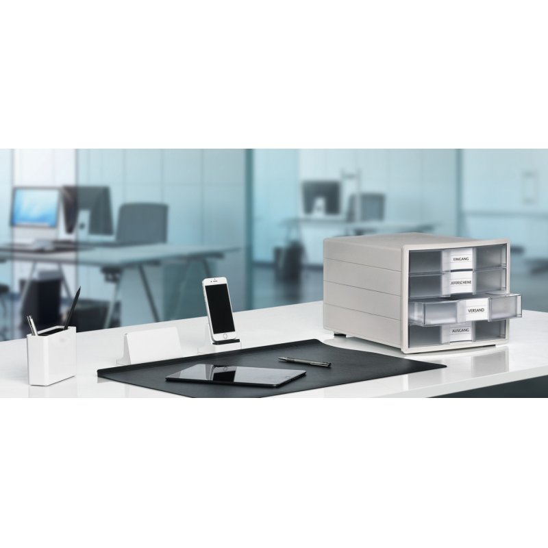 HAN Module de classement IMPULS 2.0, 4 tiroirs, gris/