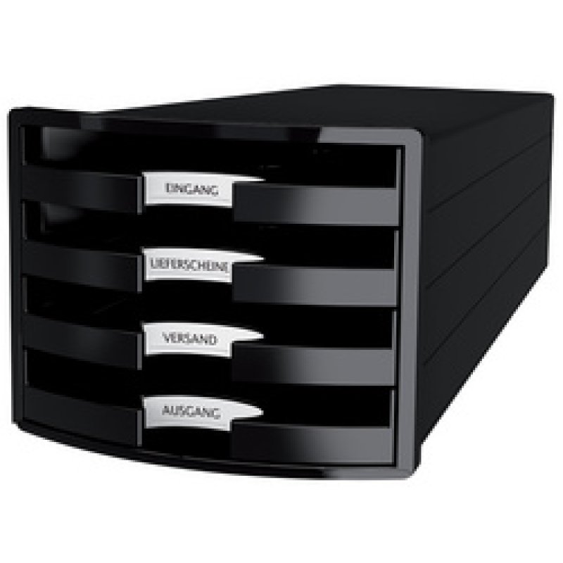 HAN Module de rangement IMPULS 2.0, 4 tiroirs ouverts, gris