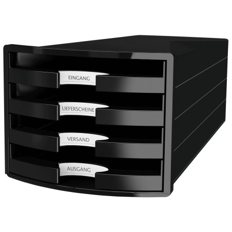 HAN Module de rangement IMPULS 2.0, 4 tiroirs ouverts, noir