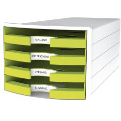 HAN Module de rangement IMPULS 2.0, 4 tiroirs ouverts, blanc