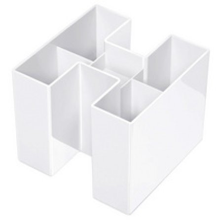 HAN Multipot à crayons BRAVO, 5 compartiments, transparent