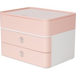 HAN 1100-86 bac de rangement de bureau Plastique Rose