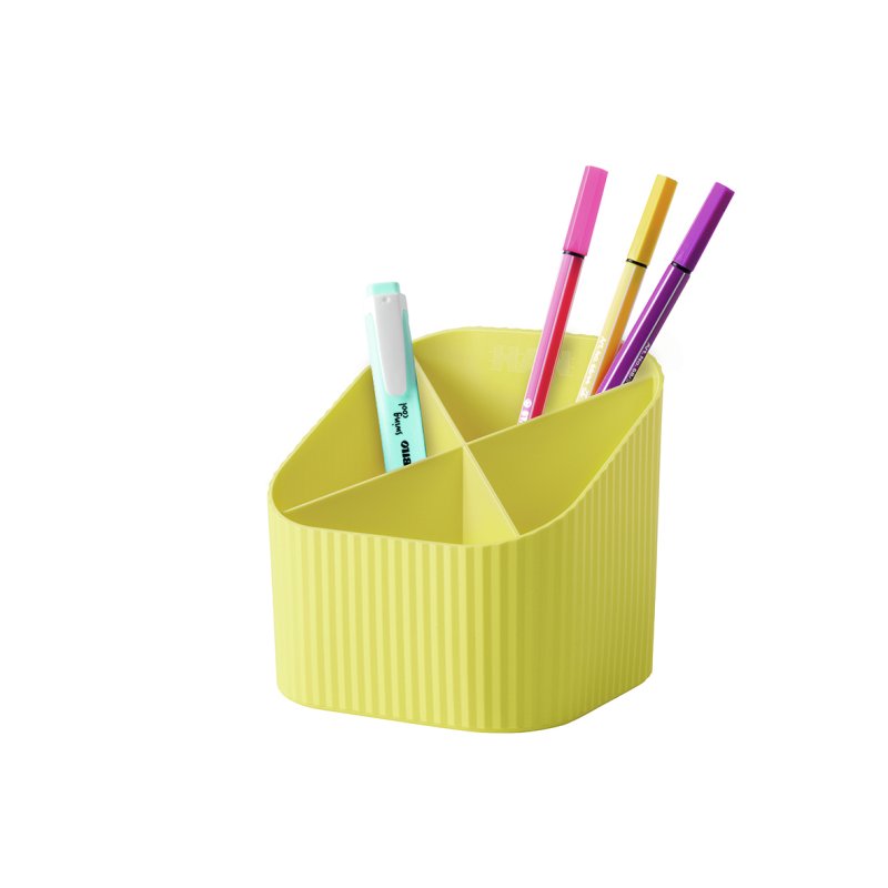 HAN 17238-915 pen/pencil holder Plastic Yellow