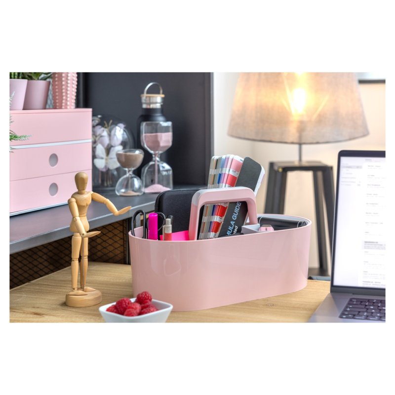 HAN Toolbox LOFT Acrylonitrile-Butadiène-Styrène (ABS), Plastique Rose, Blanc