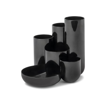 HAN Multipot à crayons CAMPUS, 6 pots, polystyrène, noir