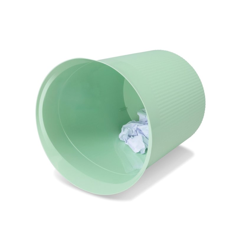 HAN Corbeille à papier Re-LOOP, plastique éco, vert pastel