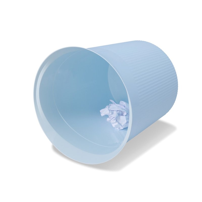HAN Corbeille à papier Re-LOOP, plastique éco, bleu pastel