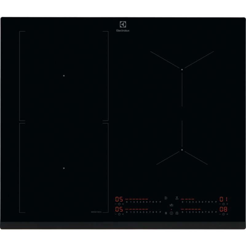 Electrolux Serie 700 EIS62453 Black Built-in 60 cm Zone induction hob 4 zone(s)