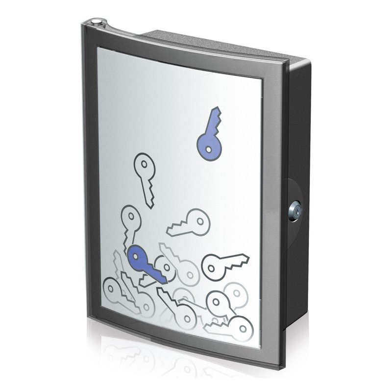 HAN Boîte à clés INDEX, pour 63 clés, gris foncé