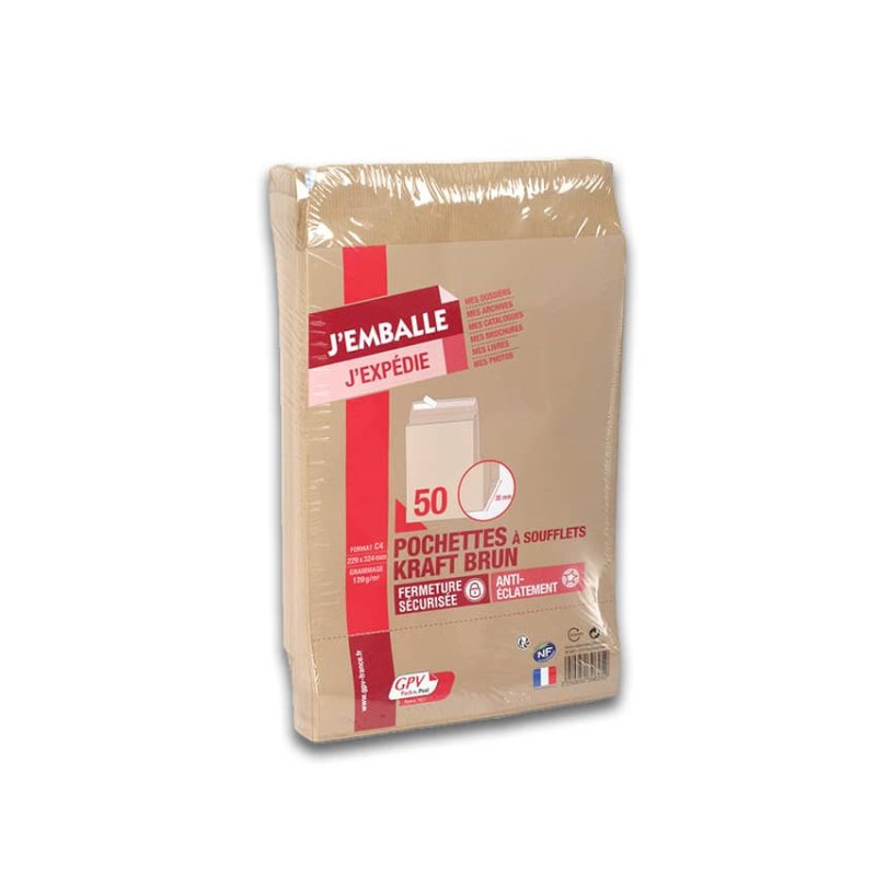 GPV France 39625 envelope C4 (229 x 324 mm) Brown 50 pc(s)