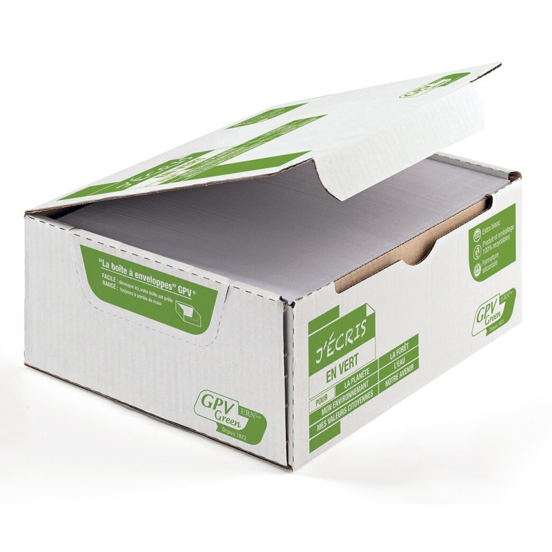 GPV France 2821 enveloppe DL (110 x 220 mm) Blanc 500 pièce(s)