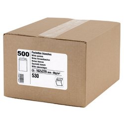 GPV Pochettes d'expédition ECO, C5, 162 x 229 mm, blanc
