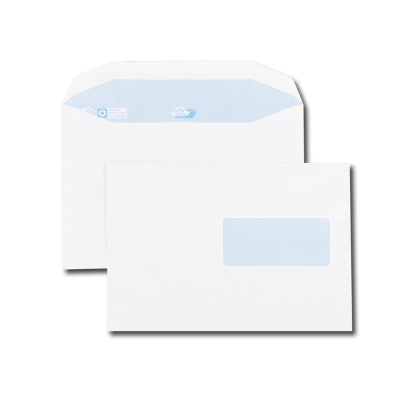 GPV Enveloppes ENVEL'MATIC OFFICE, 162 x 229 mm, blanc
