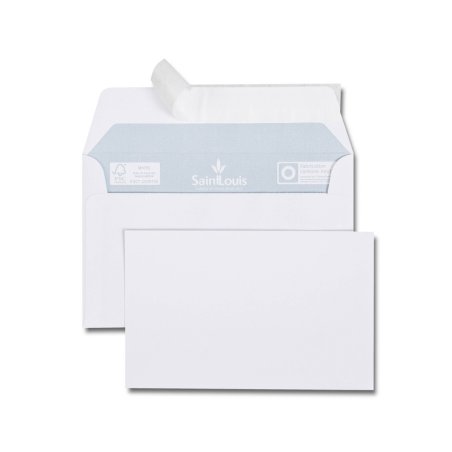 GPV Kit de 20 cartes et 20 enveloppes Saint Louis, blanc
