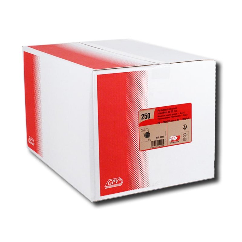 GPV France 4990 enveloppe Marron 250 pièce(s)