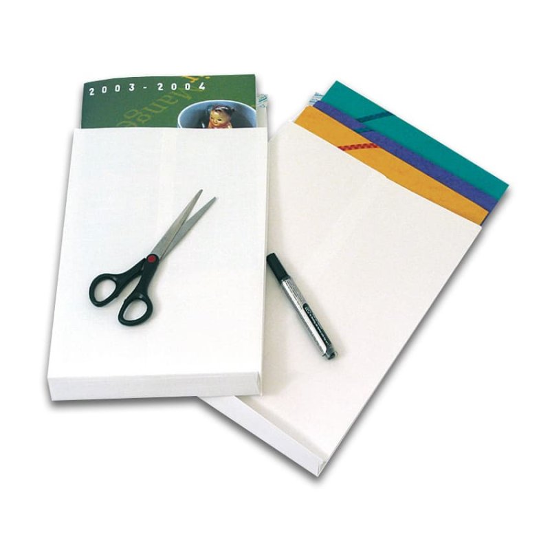 GPV Pochettes à soufflets, C4 229 x 324 mm, kraft armé blanc