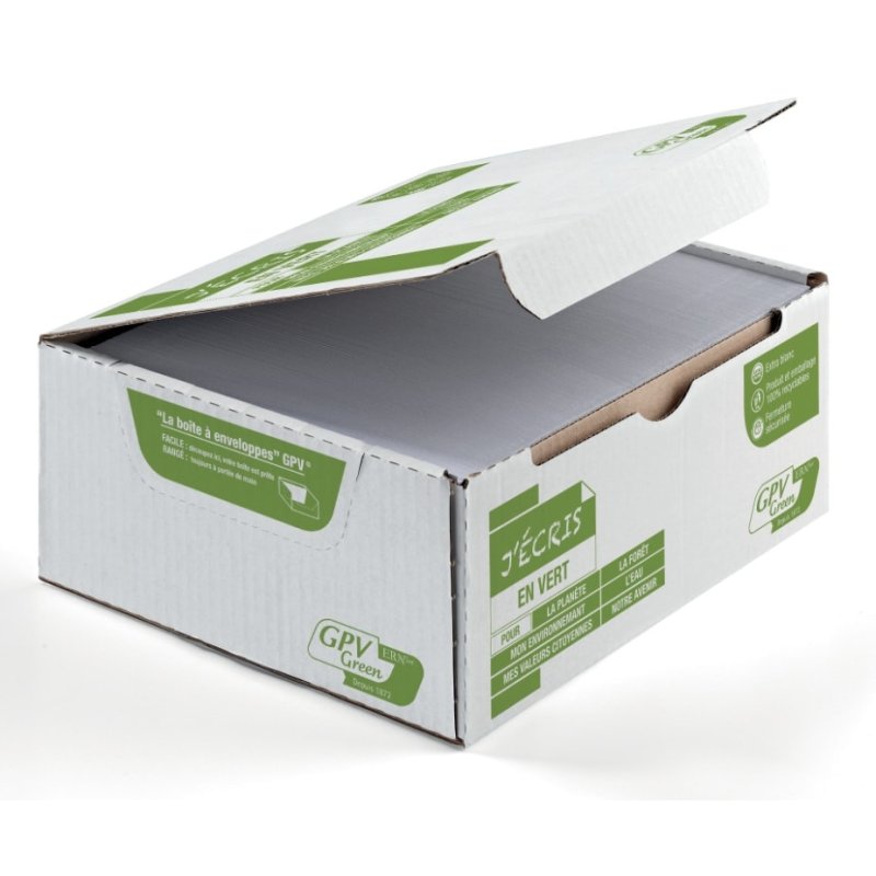 GPV Enveloppes "ERAPure", DL 110 x 220 mm, avec fenêtre